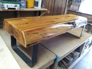 Finished Cedar Bench