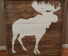 White-Moose-On-Barn-Board