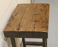 Rusted-Iron-And-Barn-Beam-Skin-End-Table