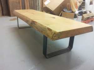 Live Edge Pine Slab Coffee Table 4